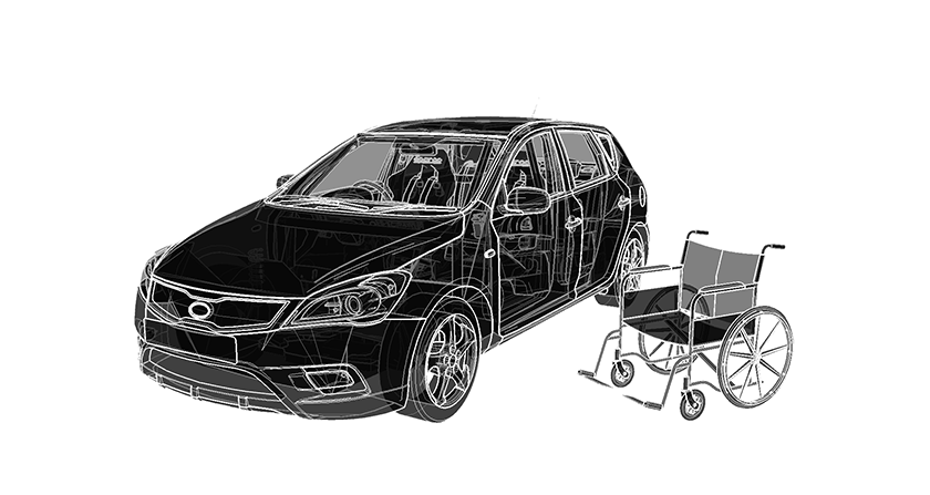 Simulateur auto PMR Handicap conduite